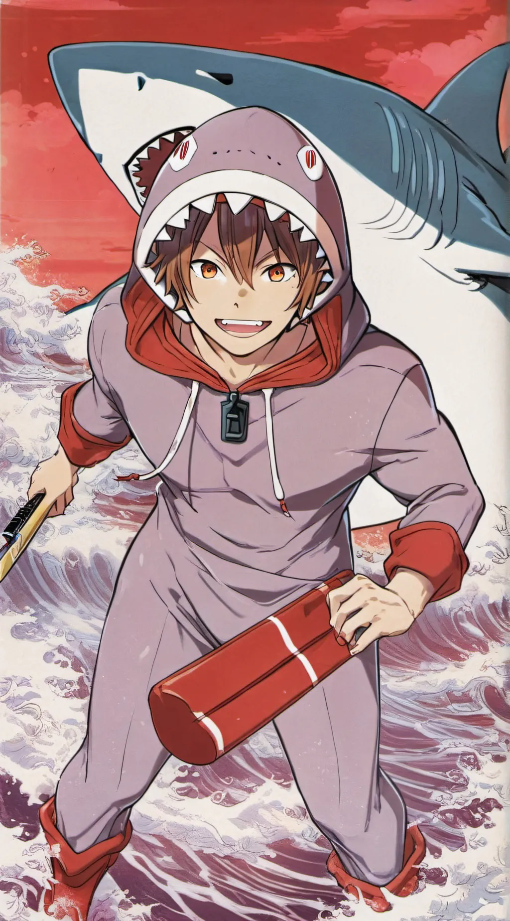 ai character: Eijiro Kirishima background