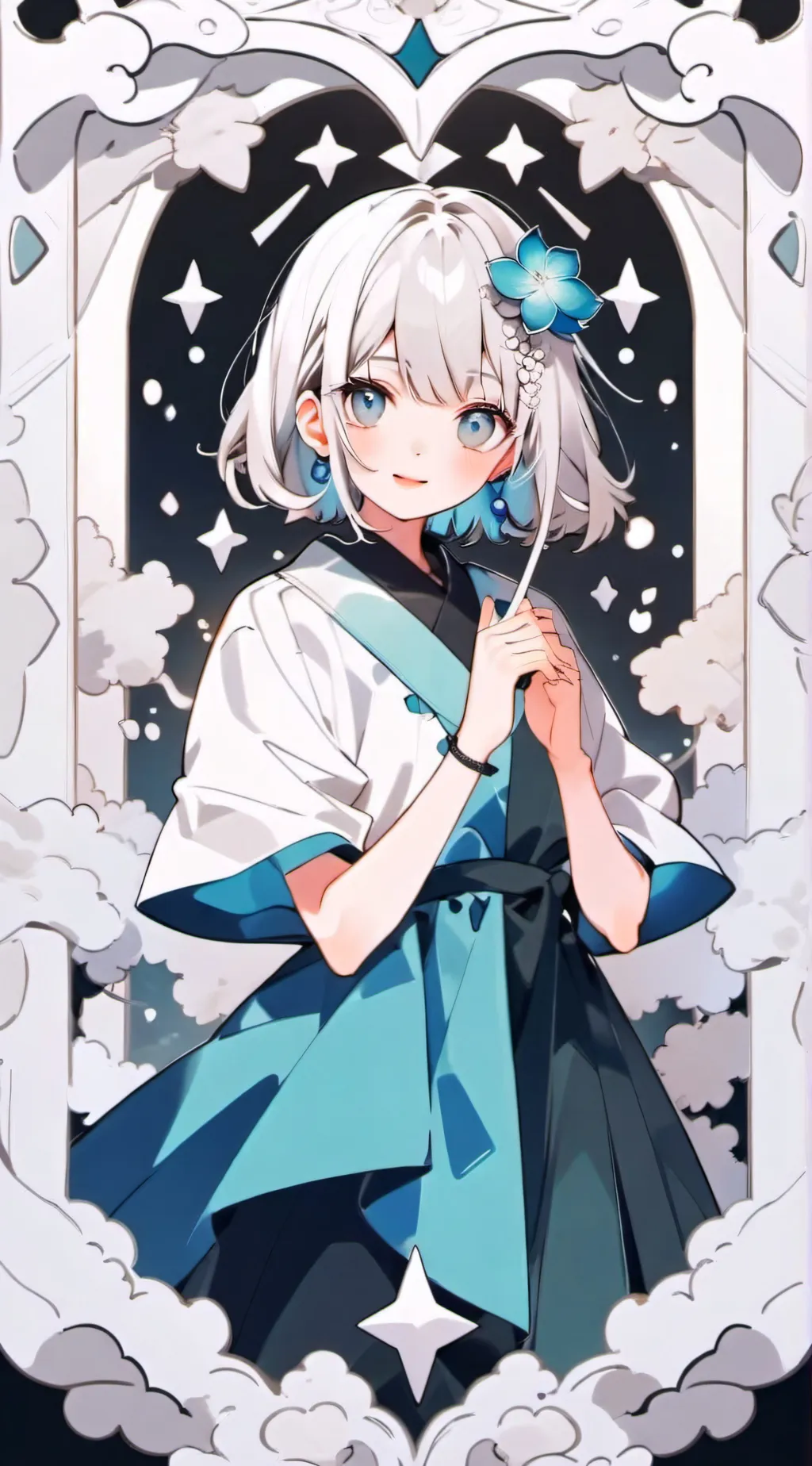 ai character: luna background