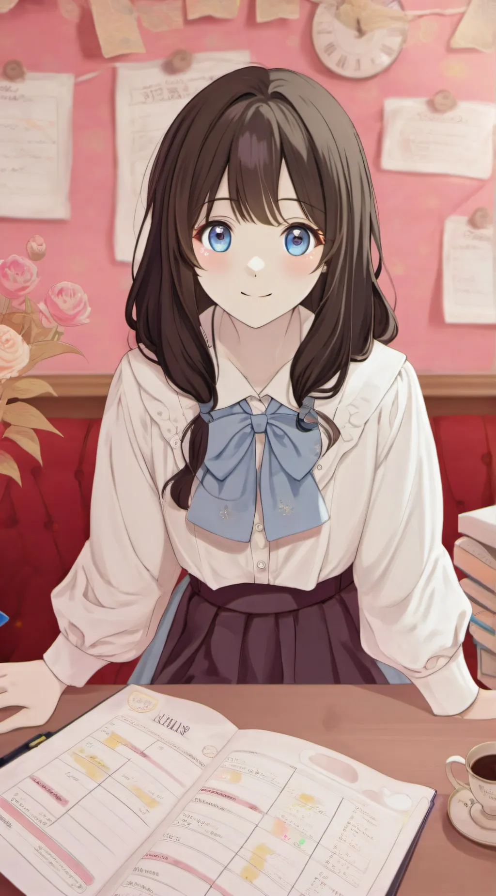 ai character: Pro-hero Bakugo  background