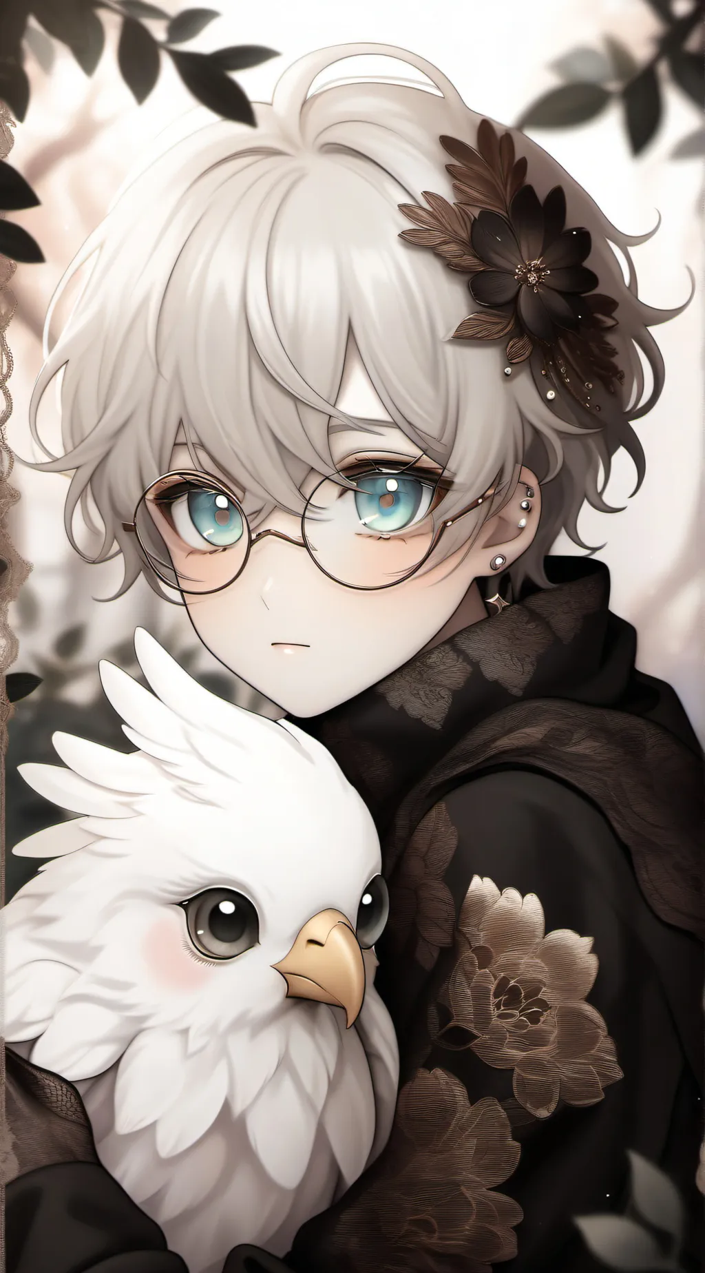 ai character: avian background