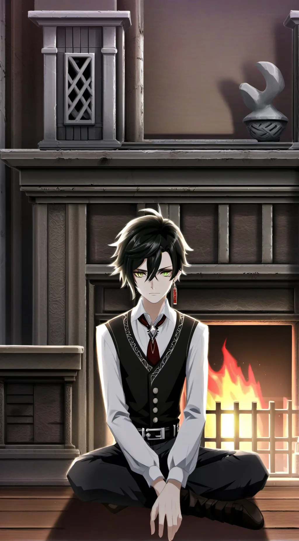 ai character: asher background