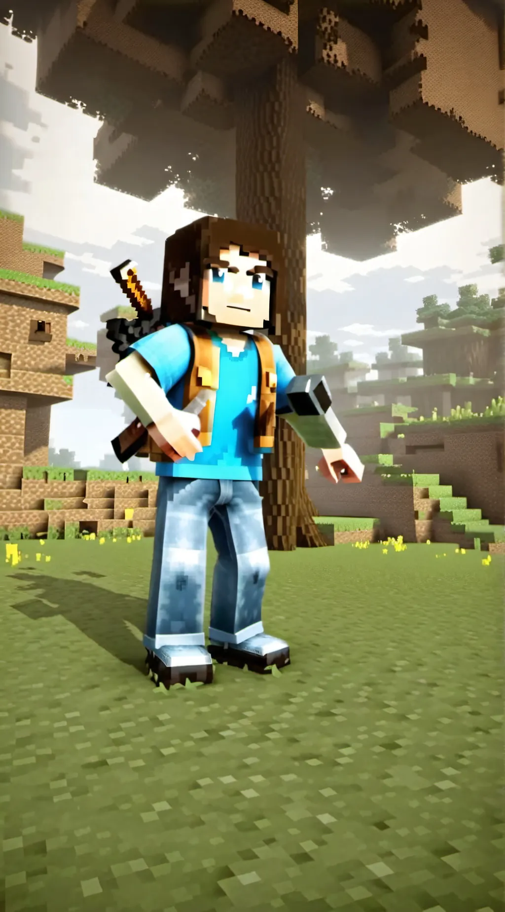 ai character: steve background