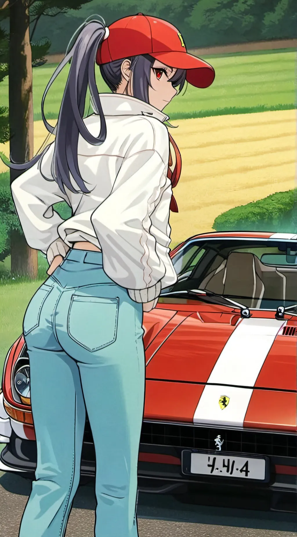 ai character: Savannah Skyline background