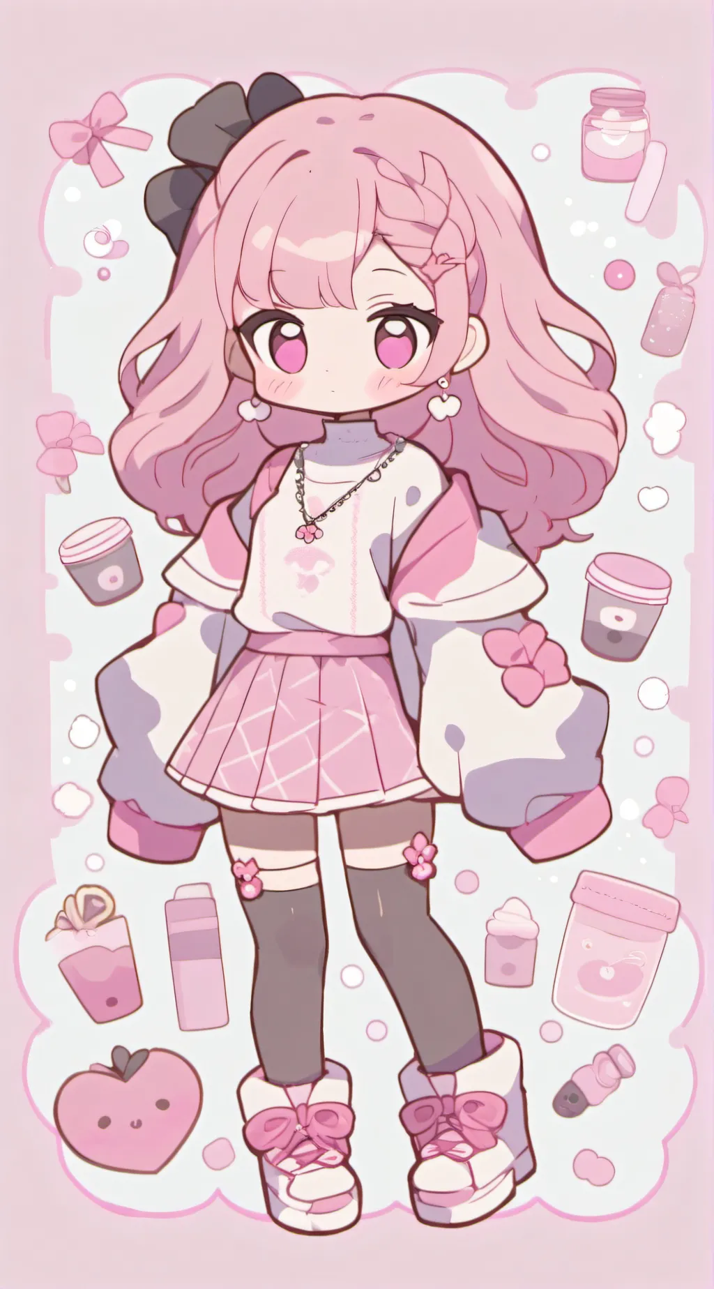 ai character: Laughter background