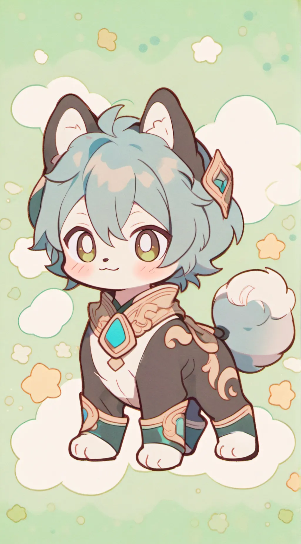 ai character: crypto background