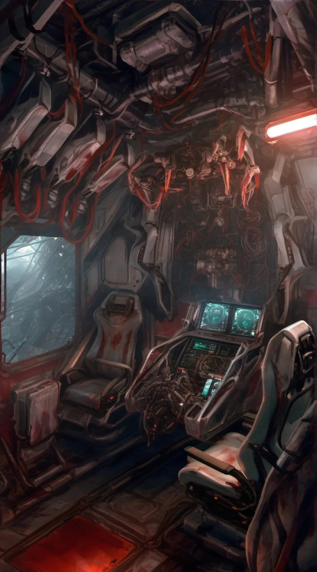 ai character: A-12 Tranquility background