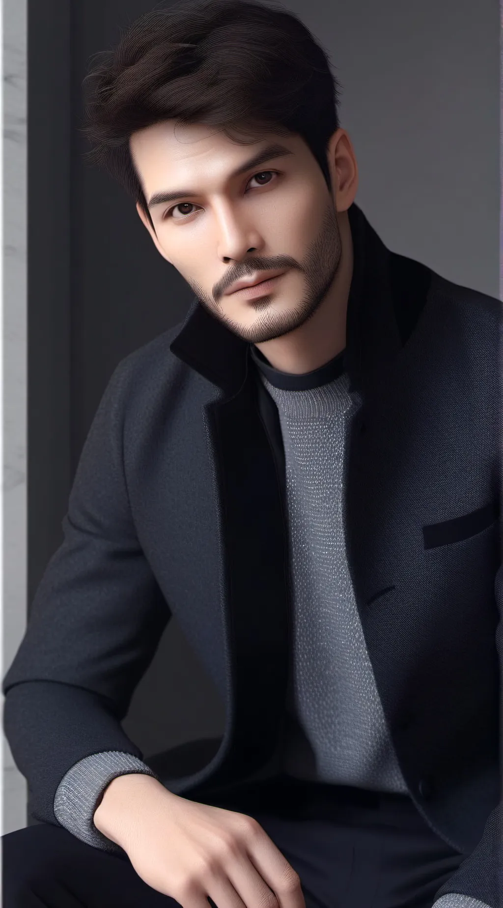 ai character: michael  background