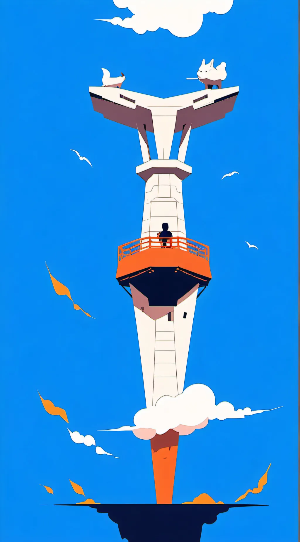 ai character: Break background