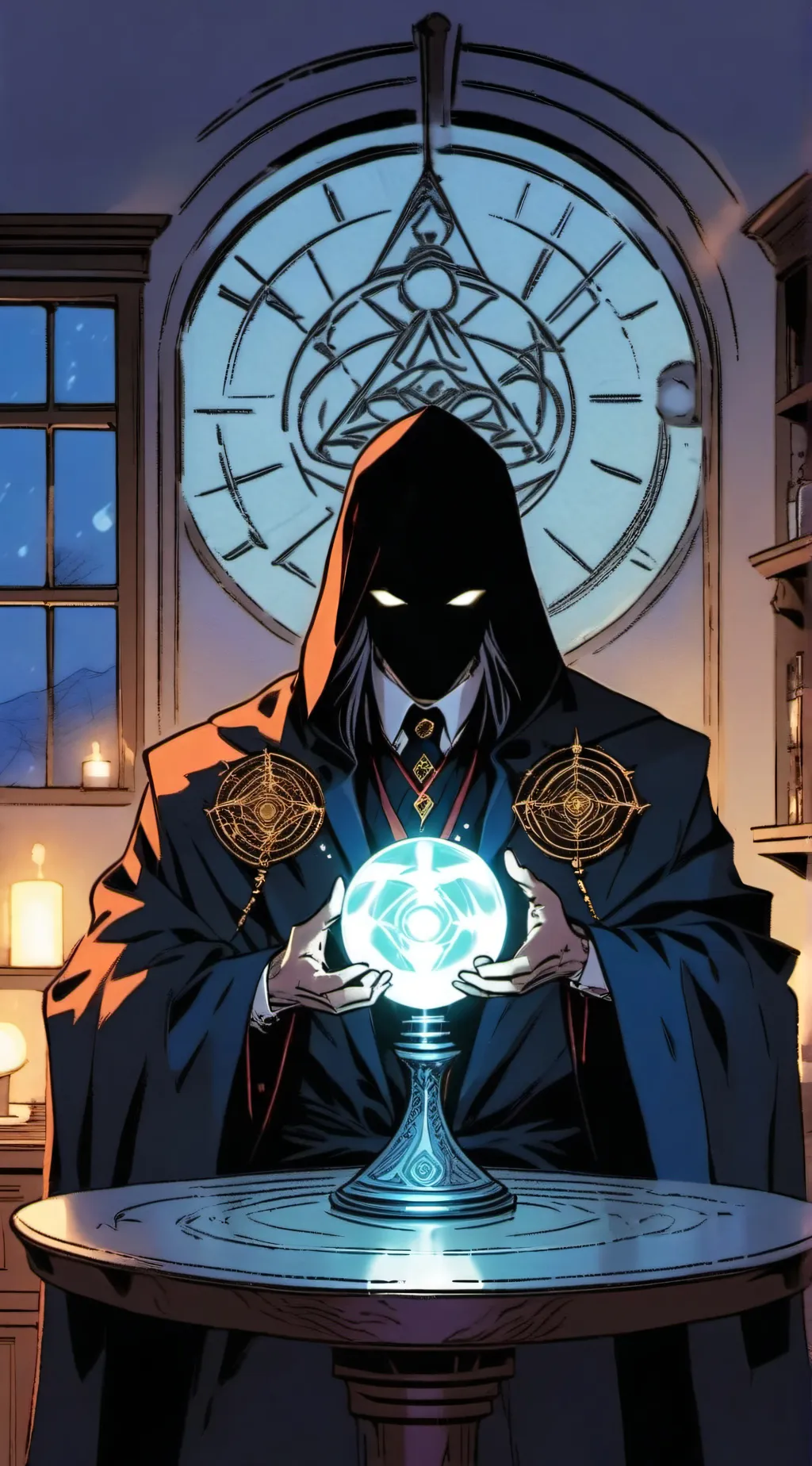 ai character: Eclipse Shadow background