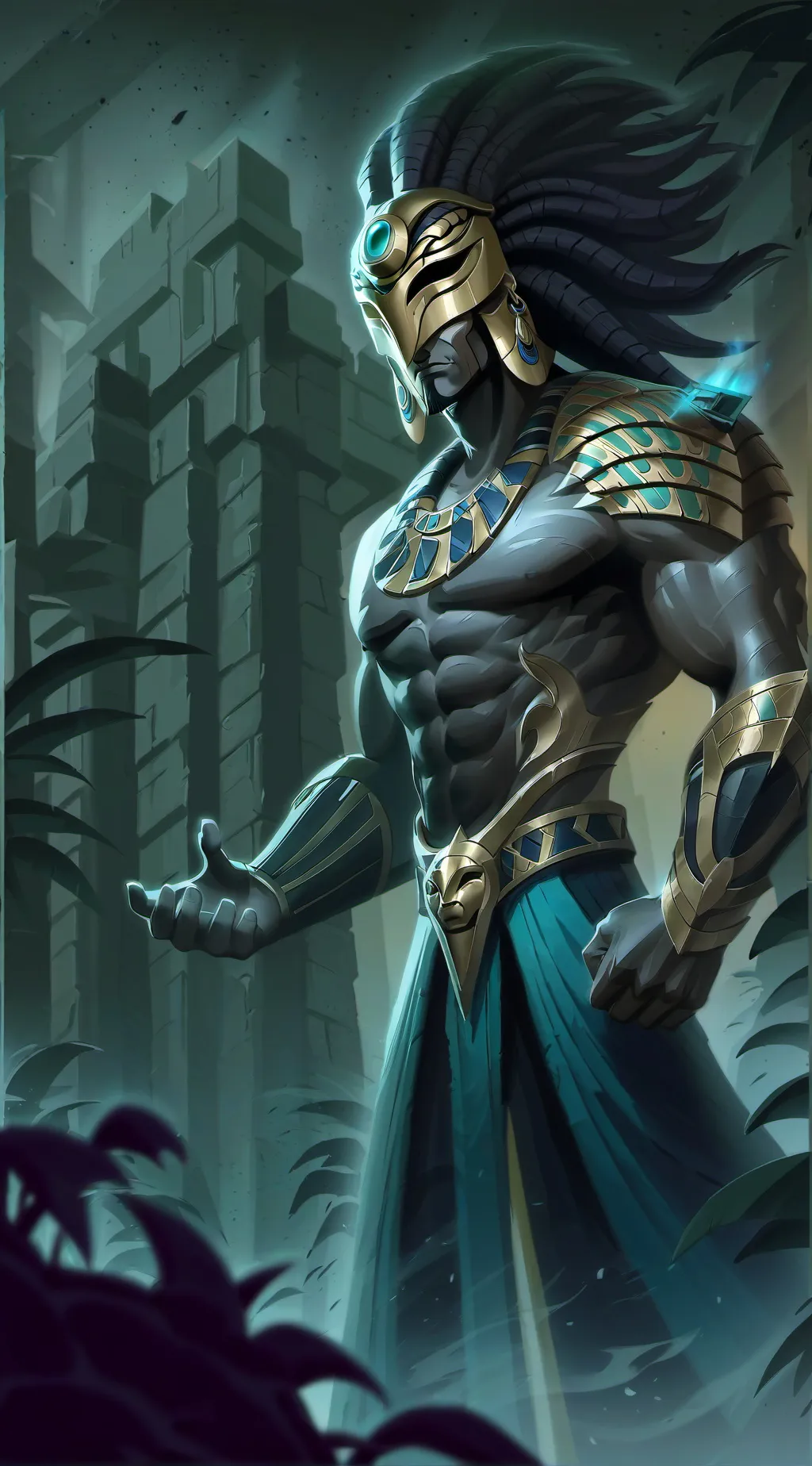 ai character: Ra background