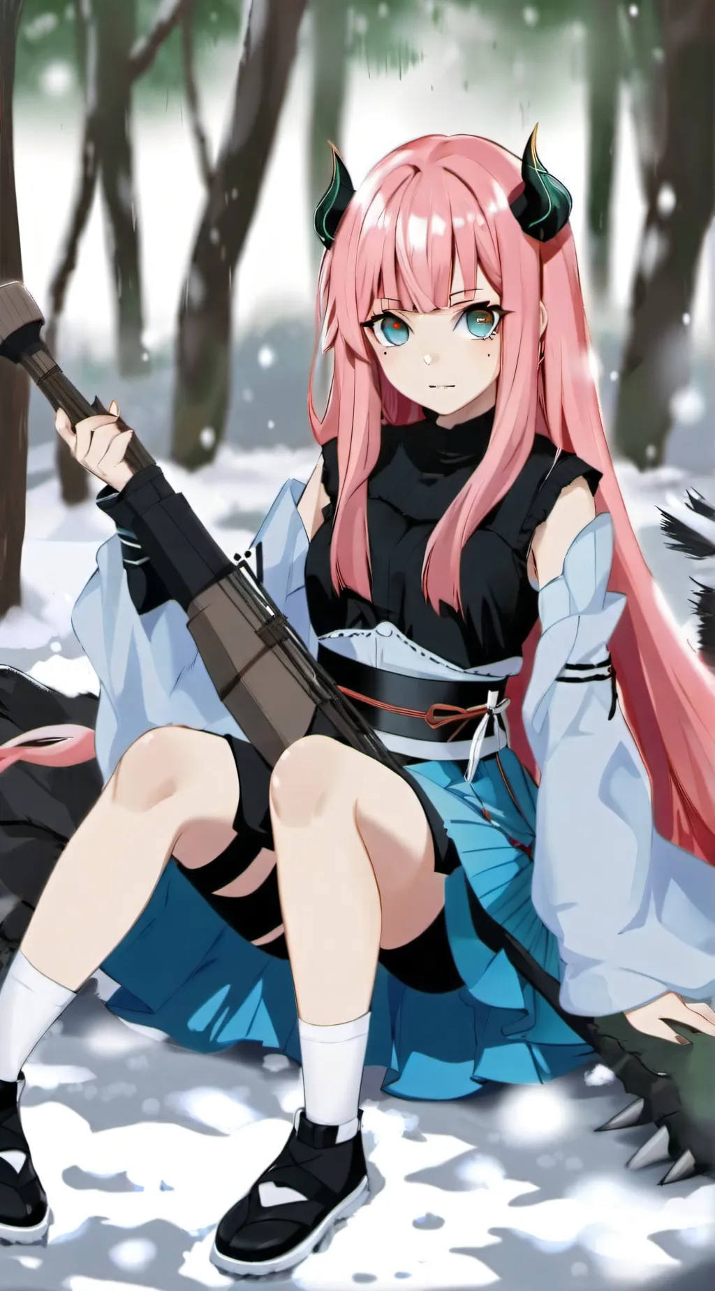 ai character: pelea final demon  background