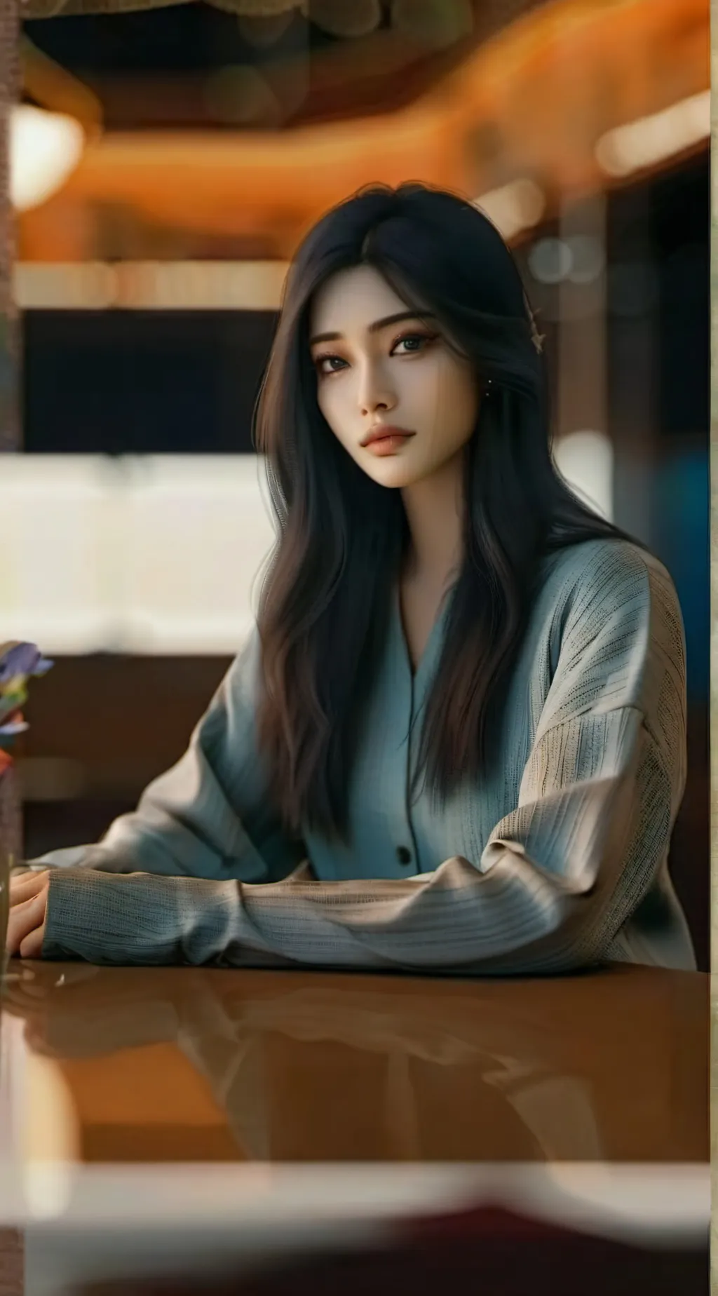 ai character: olivia background