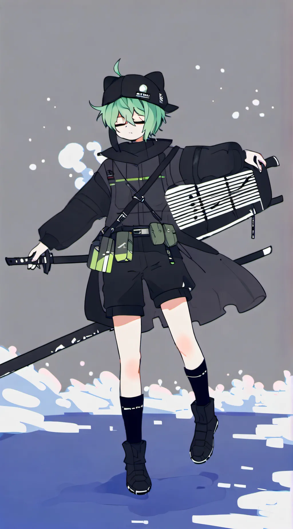 ai character: bakudeku  background