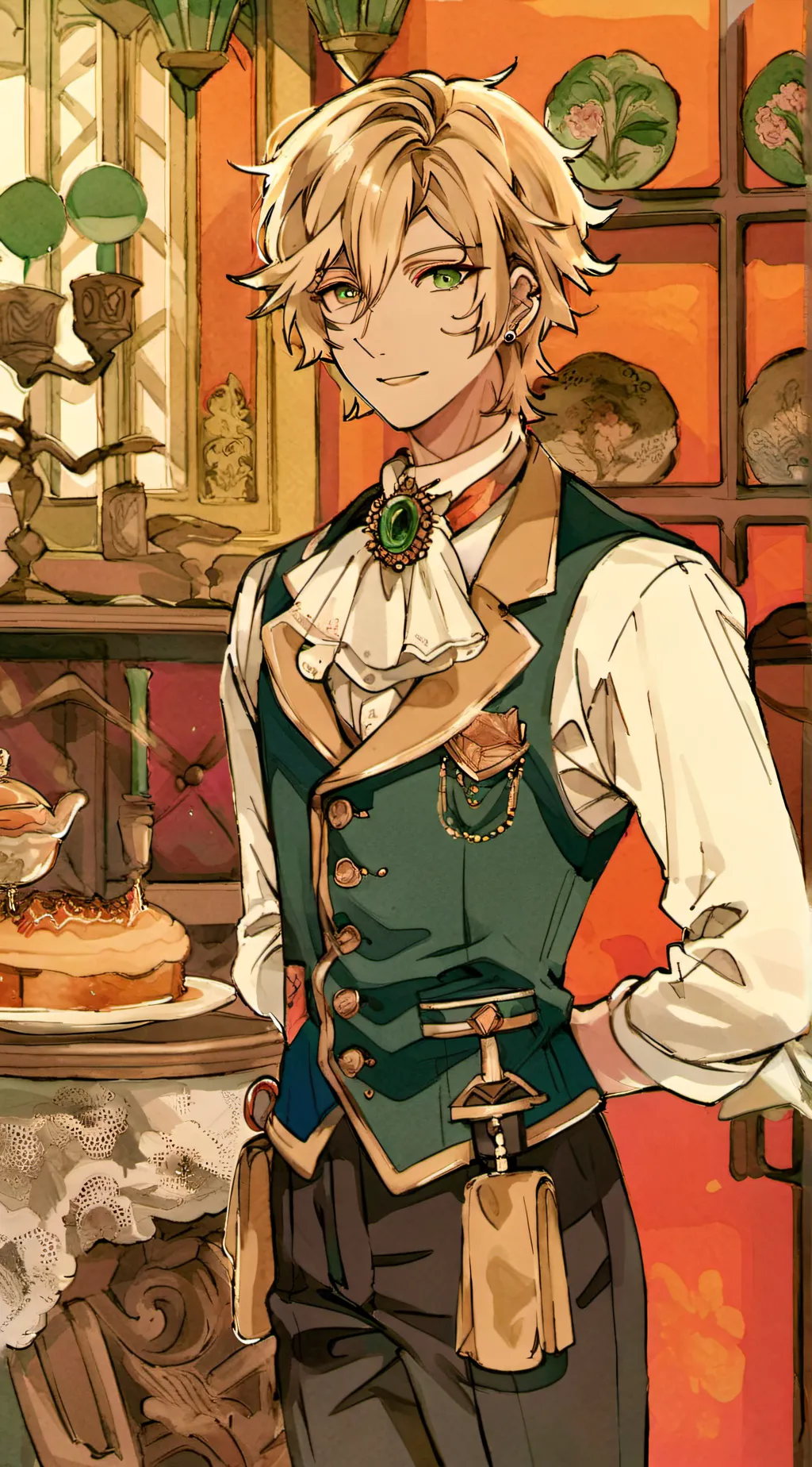 ai character: Sol background