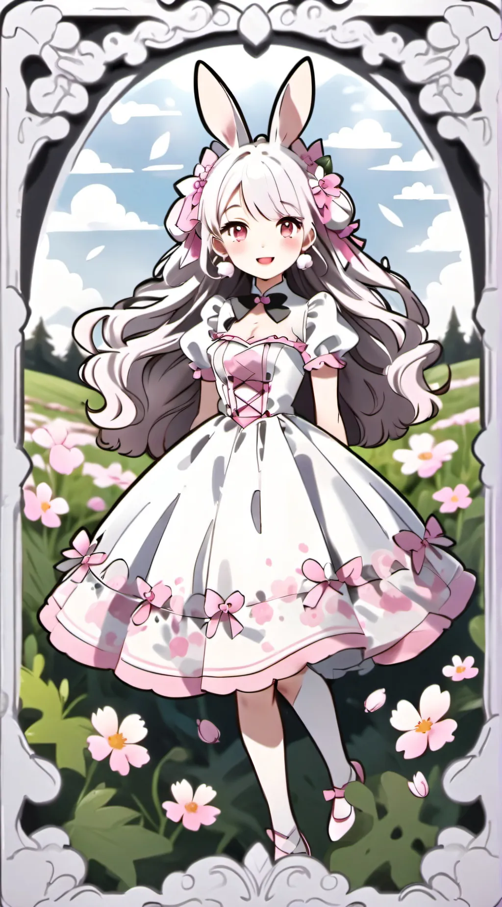 ai character: Bunny  background