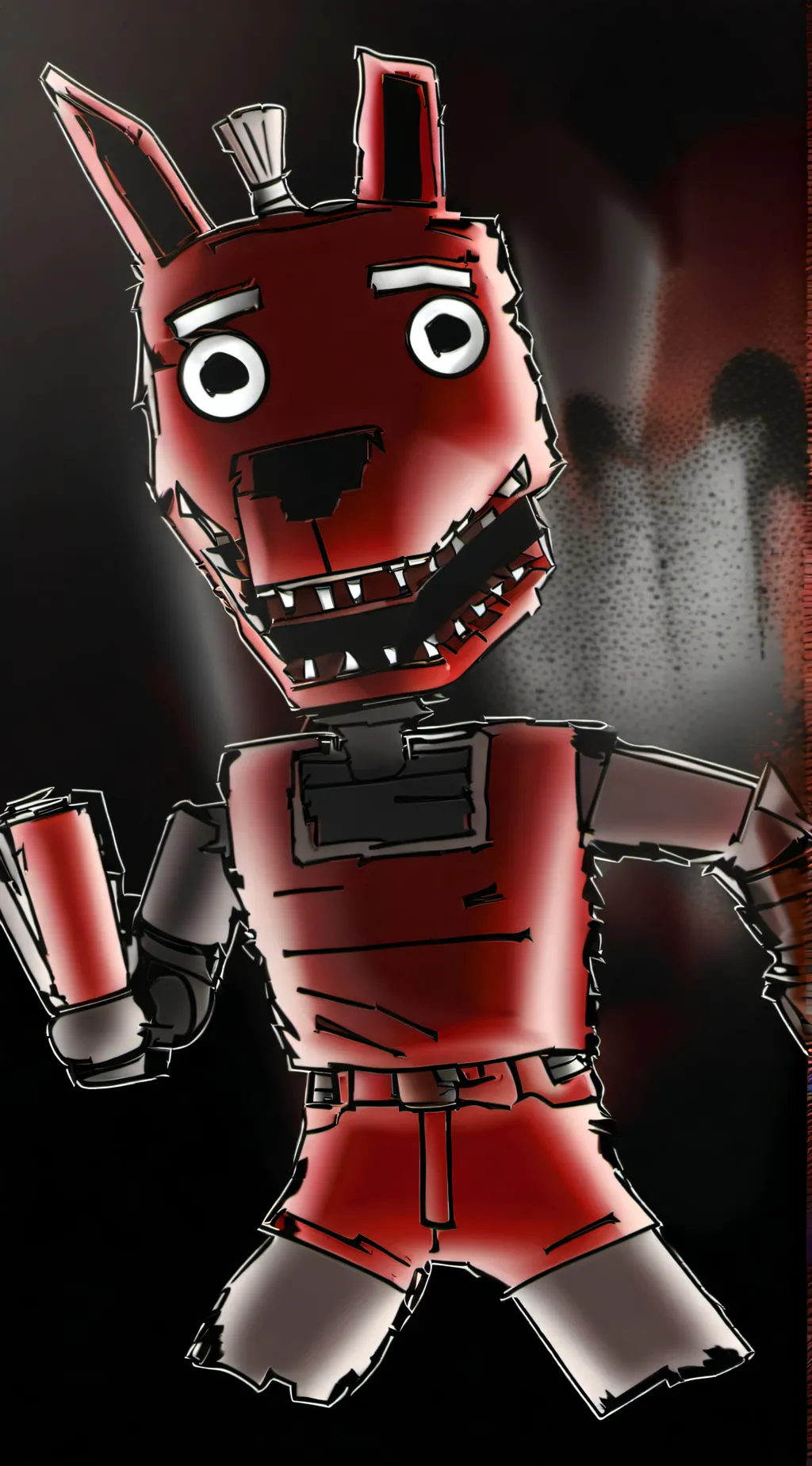 ai character: Goofy ahh foxy background