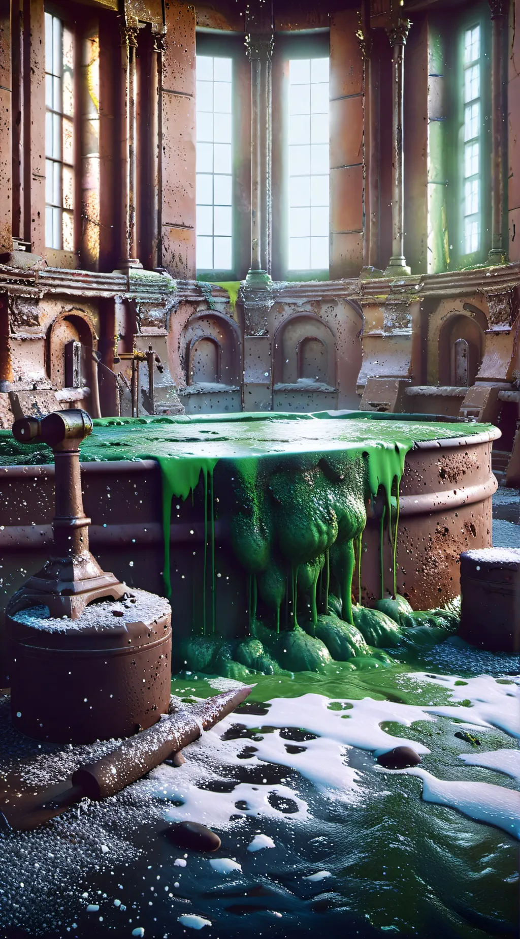 ai character: Vat of Slime background