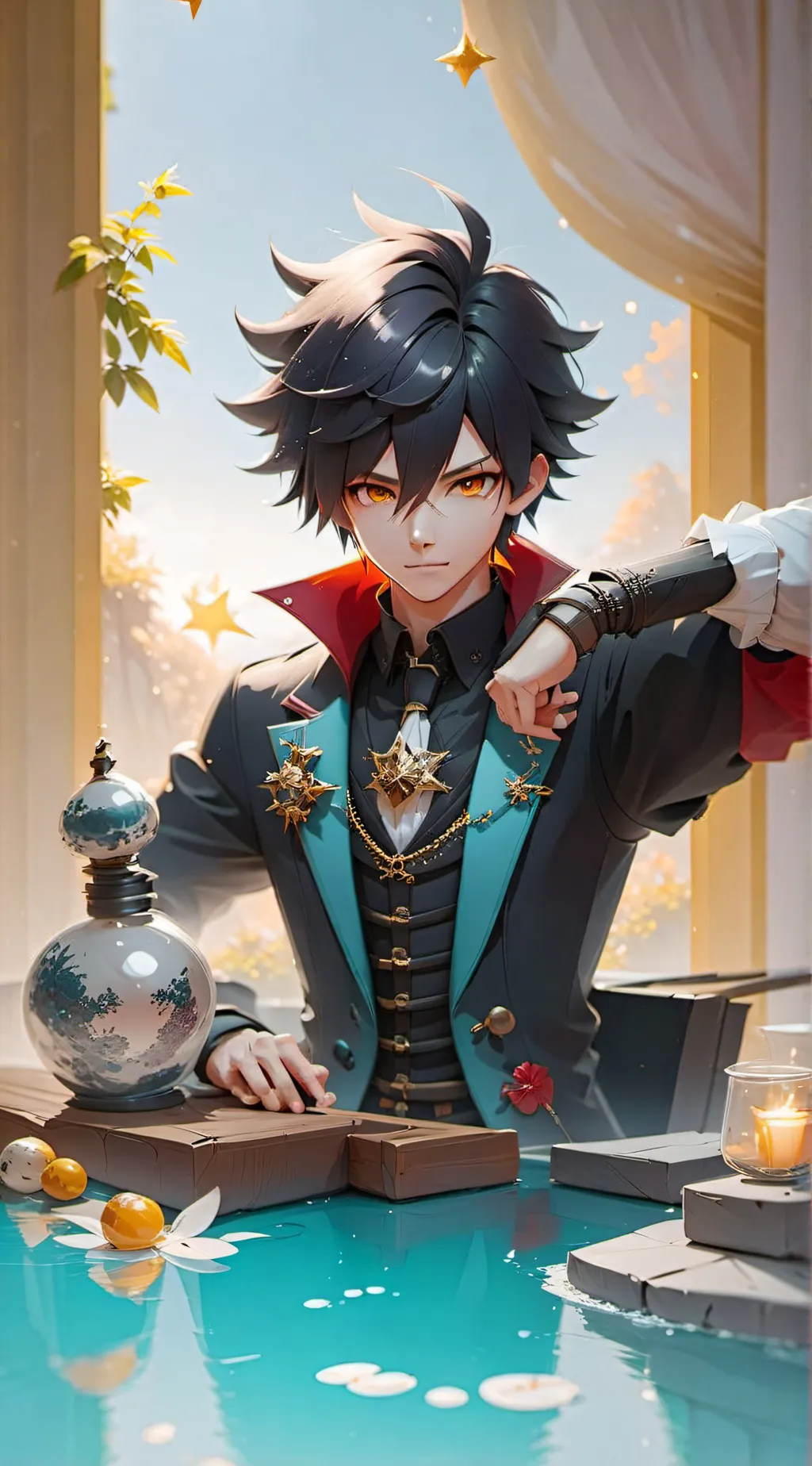 ai character: Vanitas (KH) background