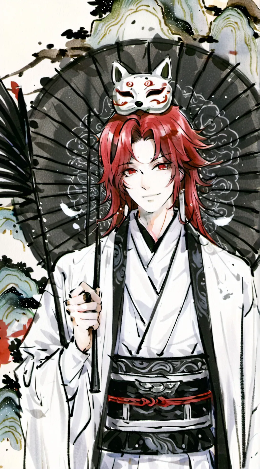 ai character: demon Slayer  background