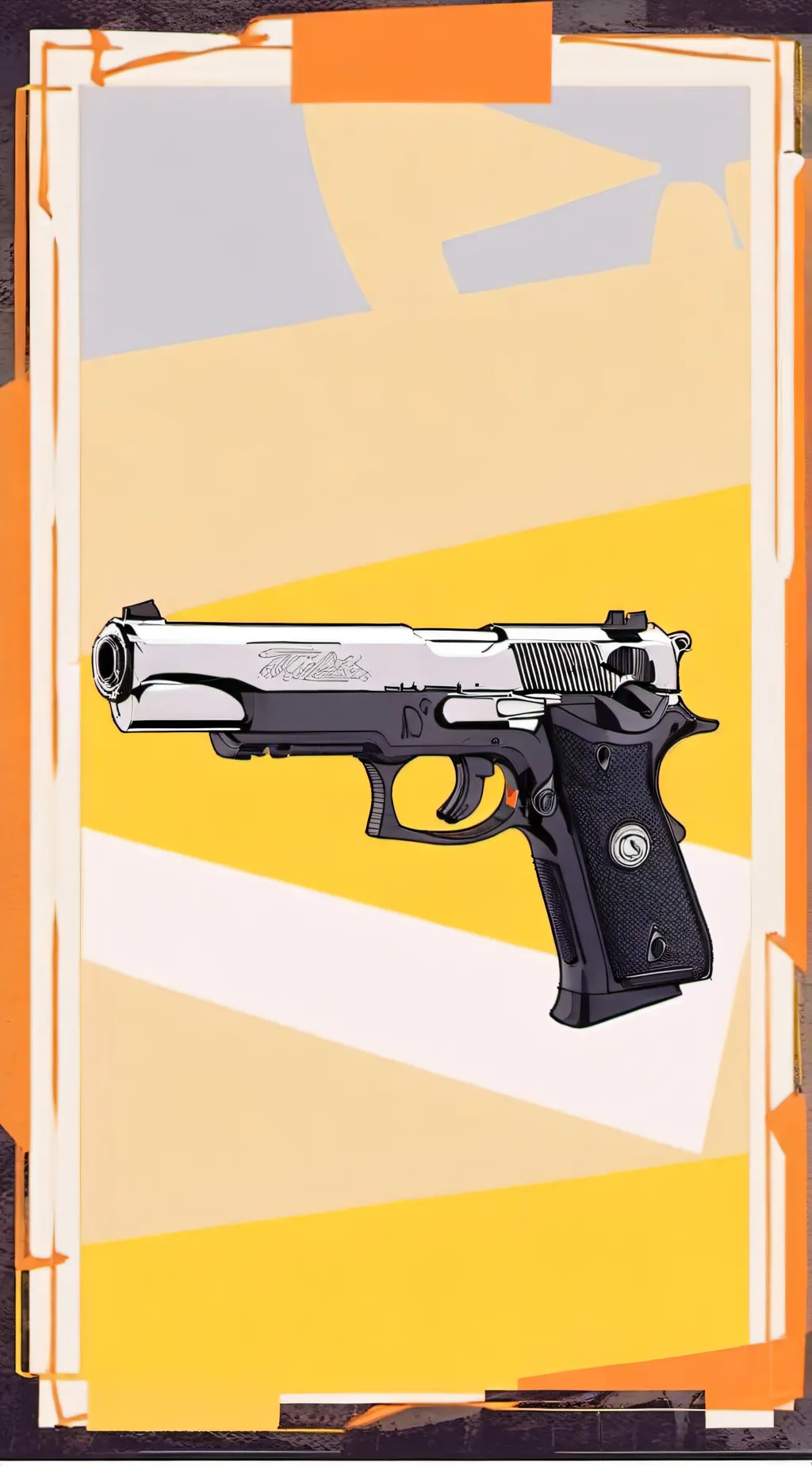 ai character: A Glock 19 background