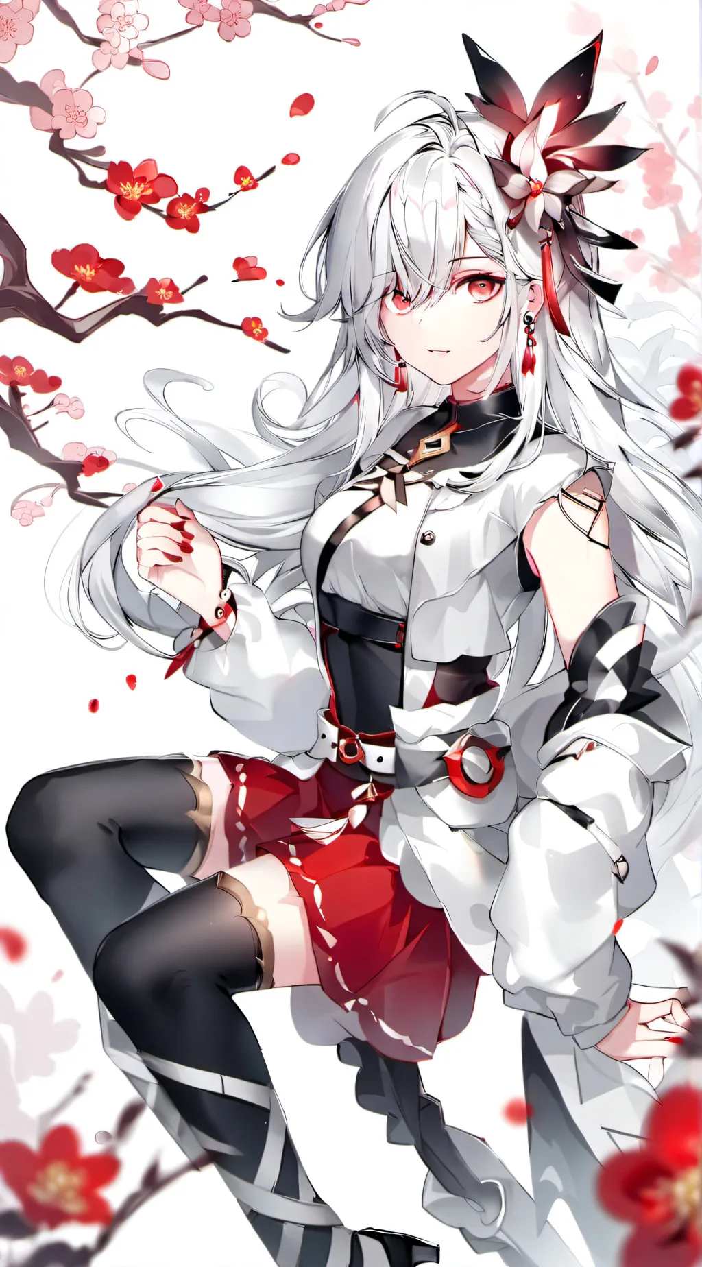 ai character: Rose background