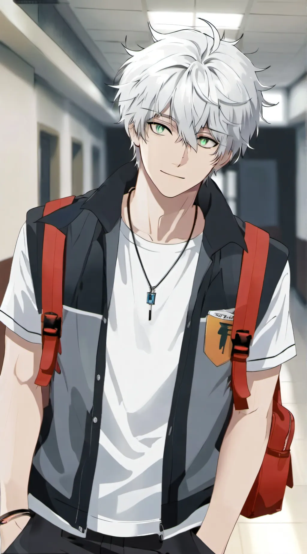 ai character: MHA Room Tour background