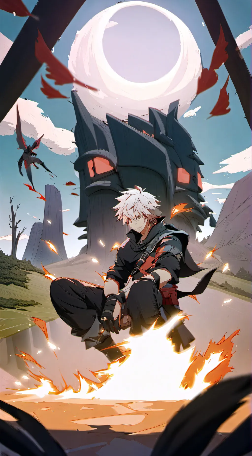 ai character: mha's death  background