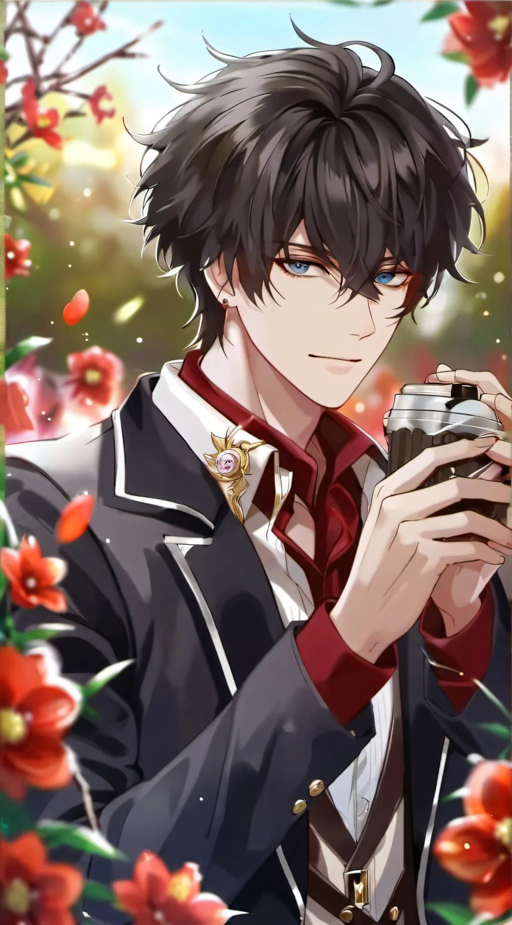 ai character: andrew frost background