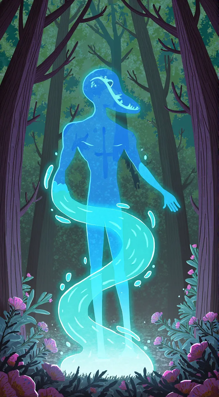 ai character: giant slime  background