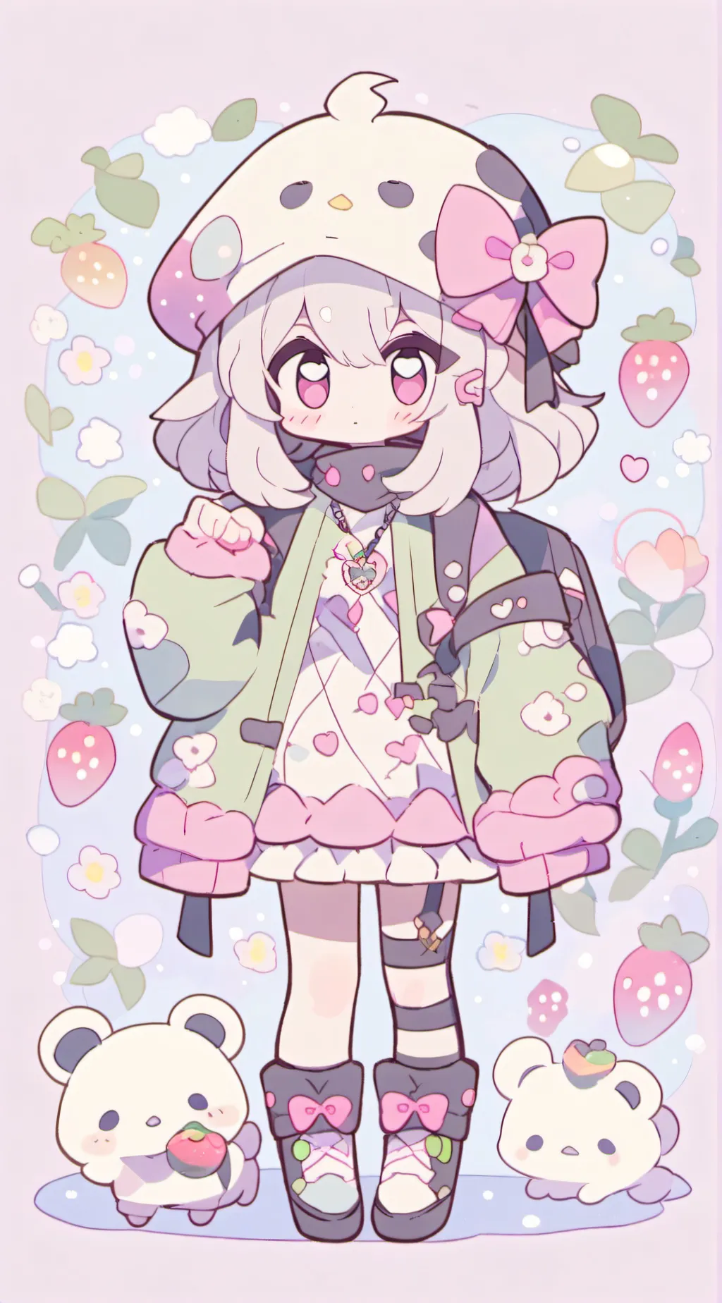 ai character: кира▪️◾◼️⬛ background