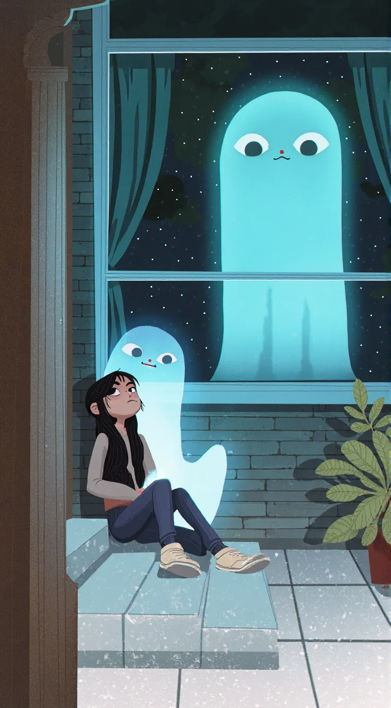 ai character: The movie ghost   background