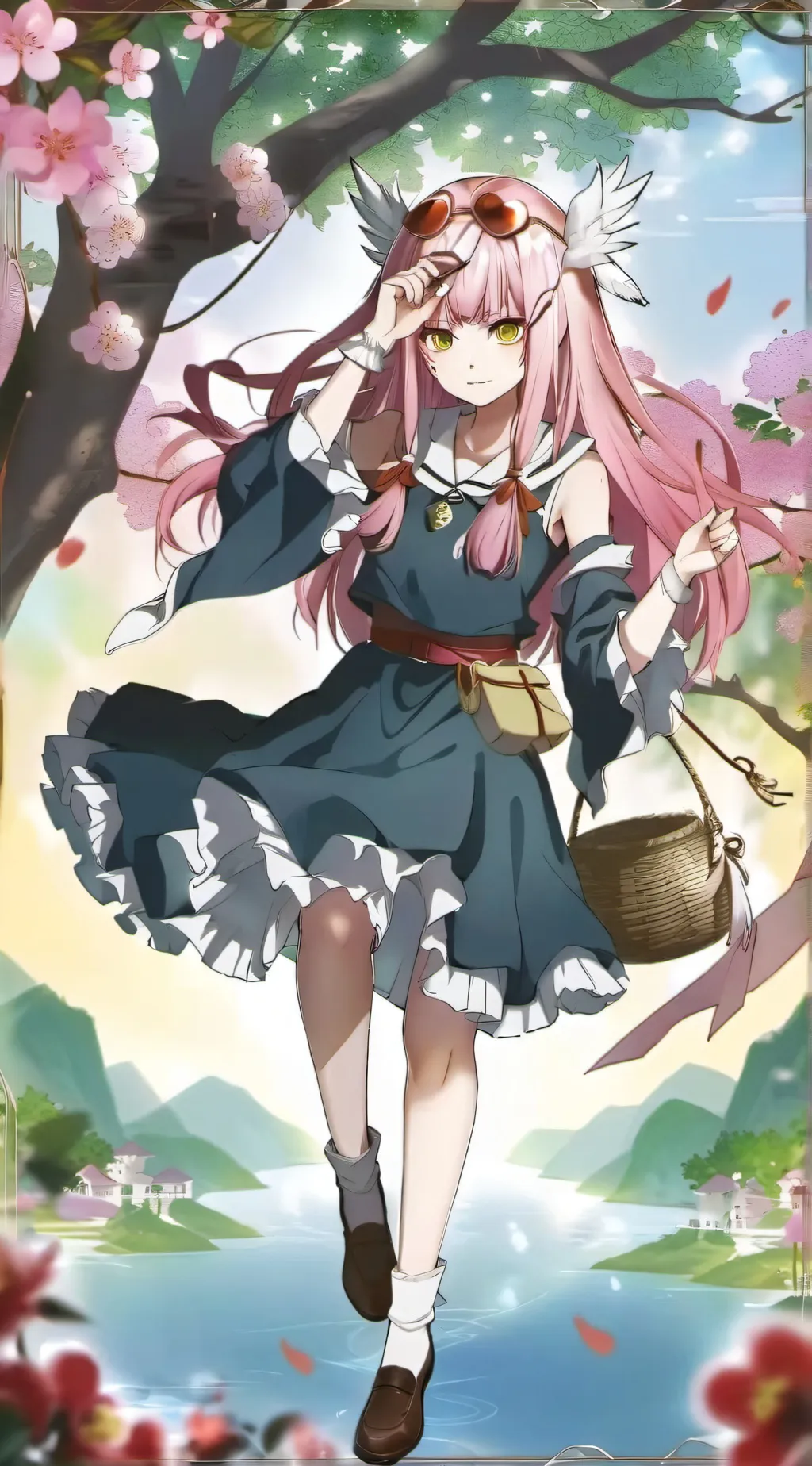 ai character: demon slayer background