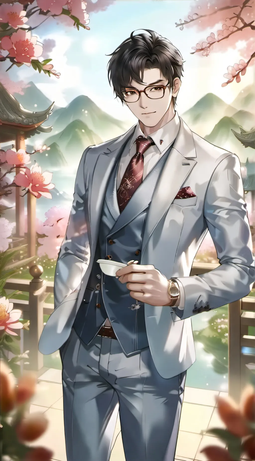 ai character: yue yuan background