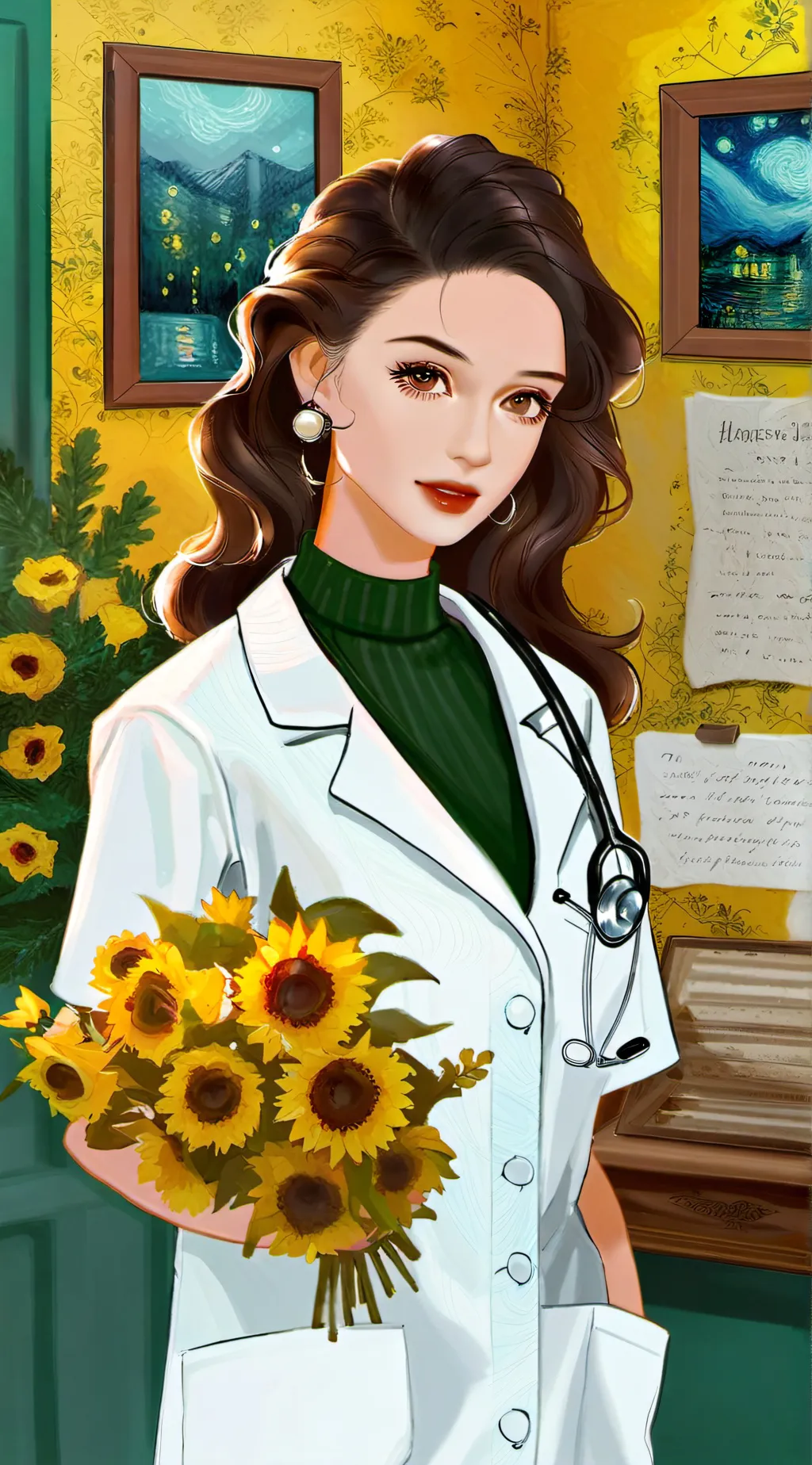 ai character: Pediatrician  background
