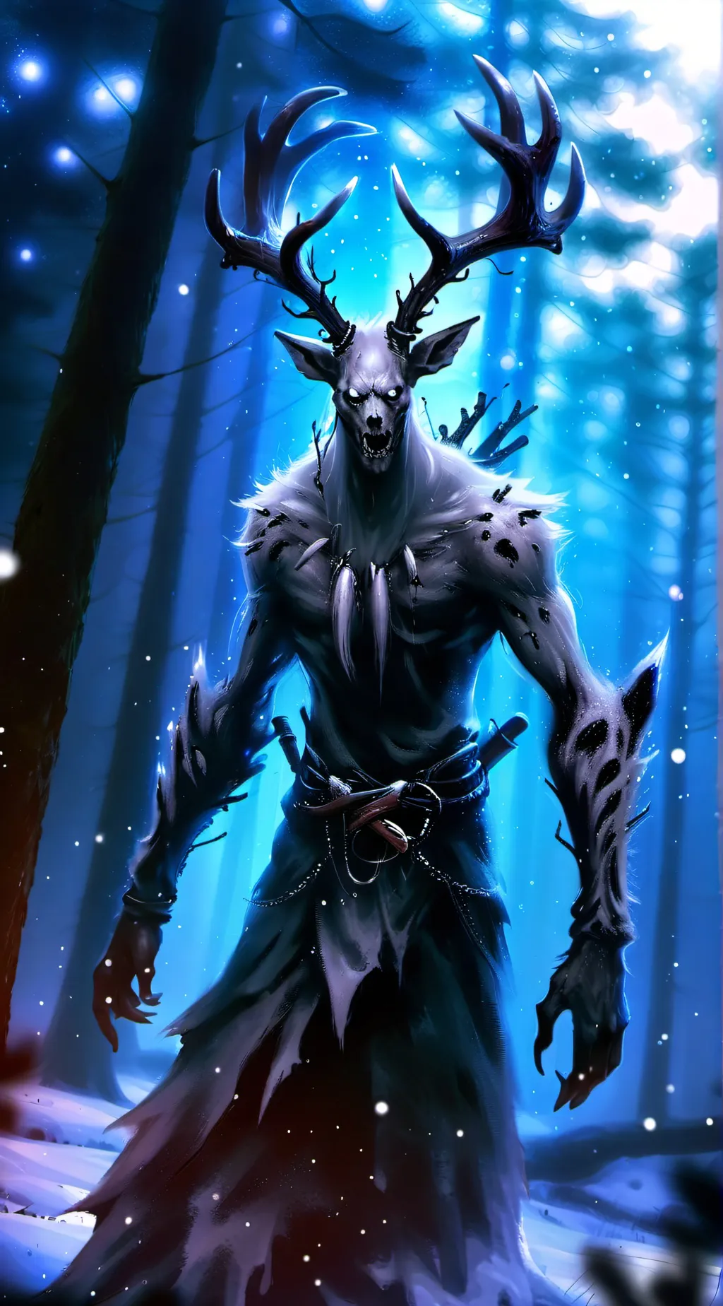 ai character: neon Jack  background