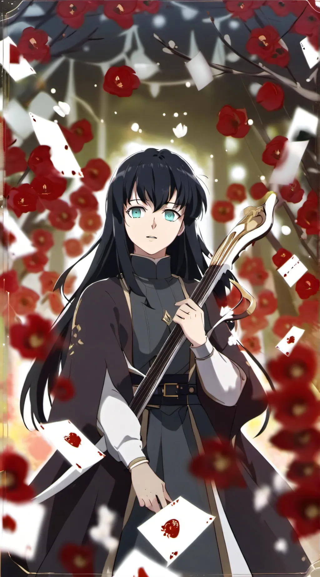 ai character: Muichiro Tokito  background