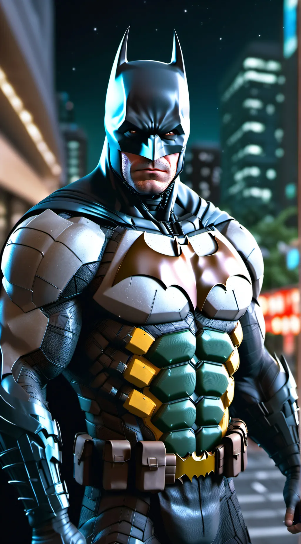 ai character: Batman  background