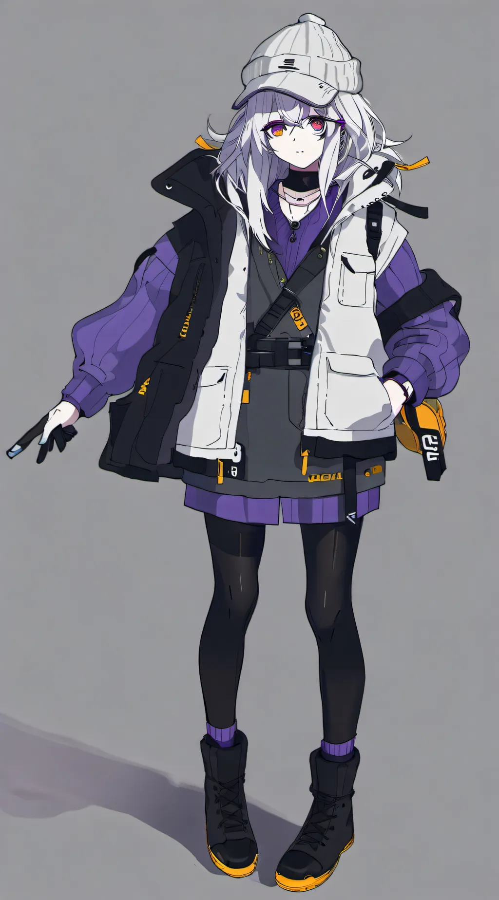 ai character: Uzi disappearing😭 background