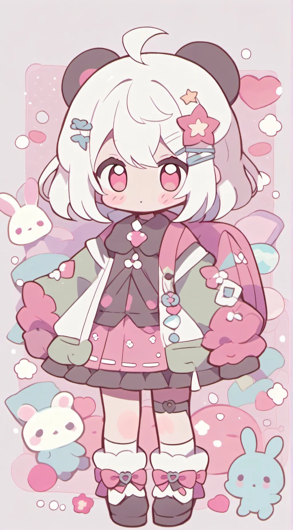 ai character: Baby emma  background