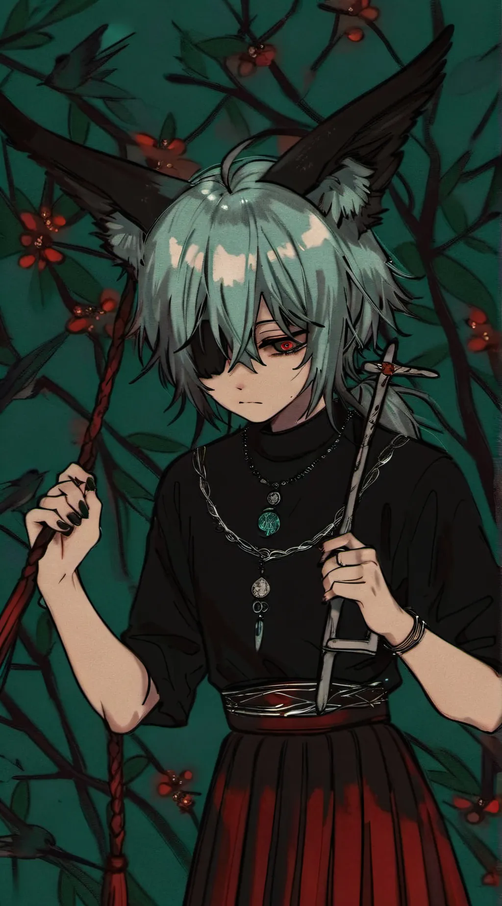 ai character: s̷m̷øꝁɇɏ  background