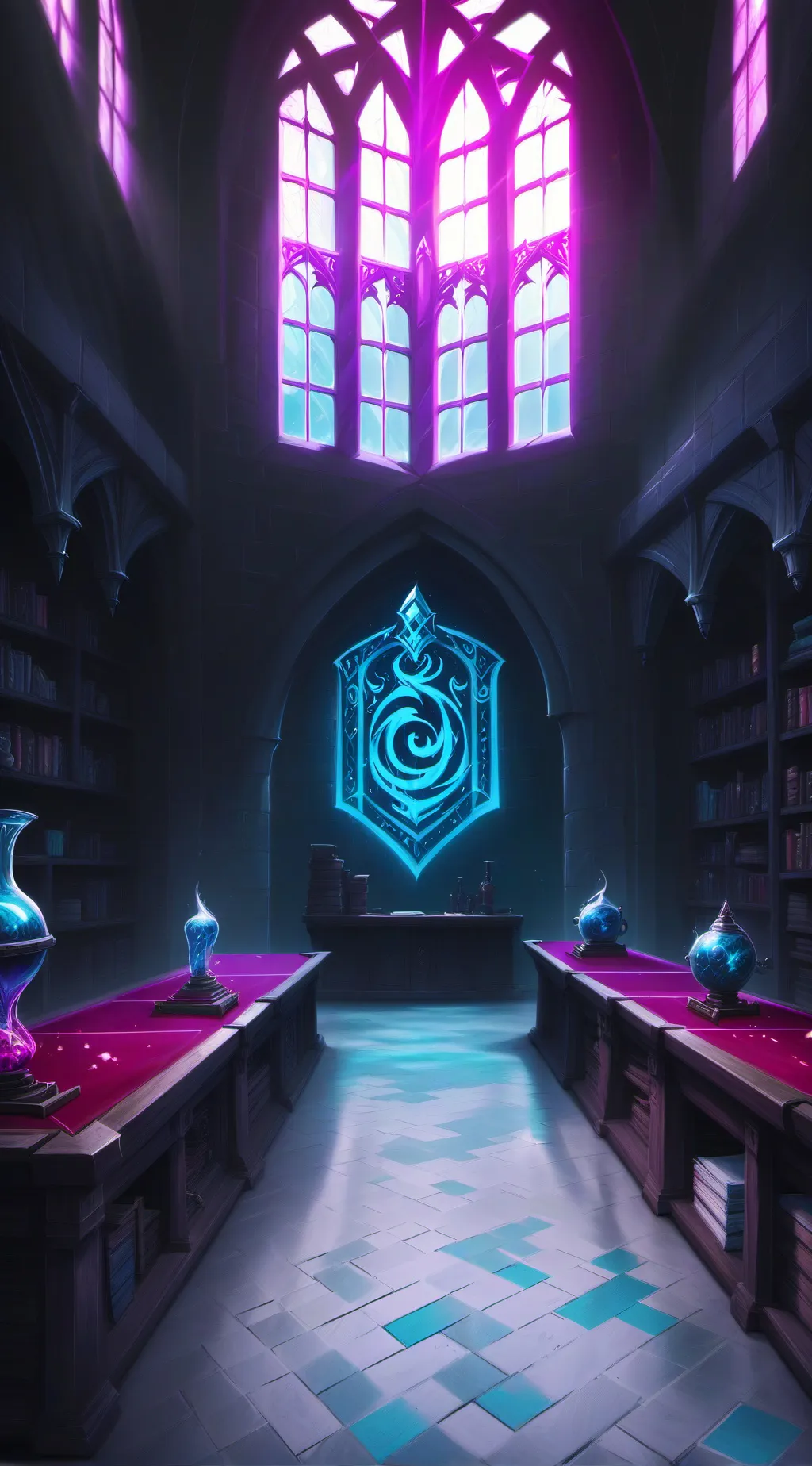 ai character: hogwarts  dualroom background