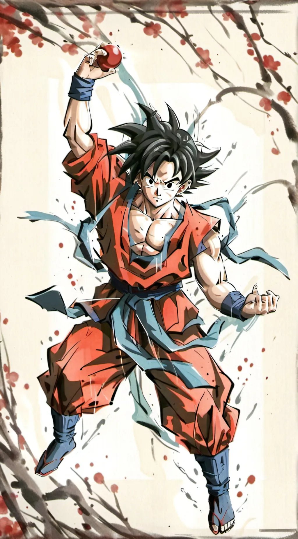 ai character: goku background