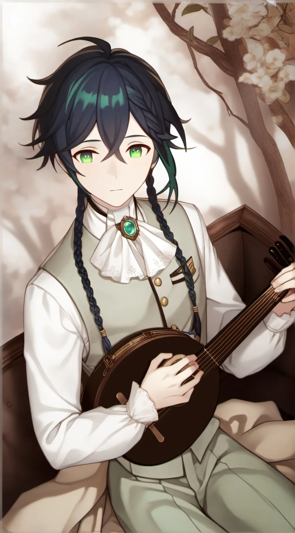 ai character: Venti background