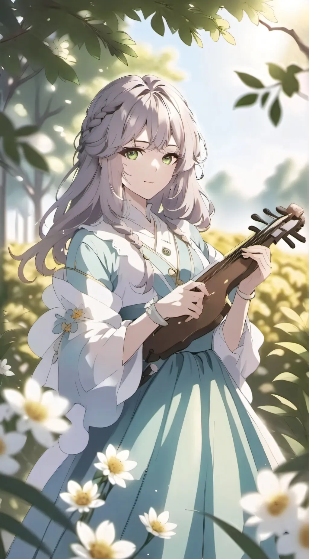 ai character: bakuga background