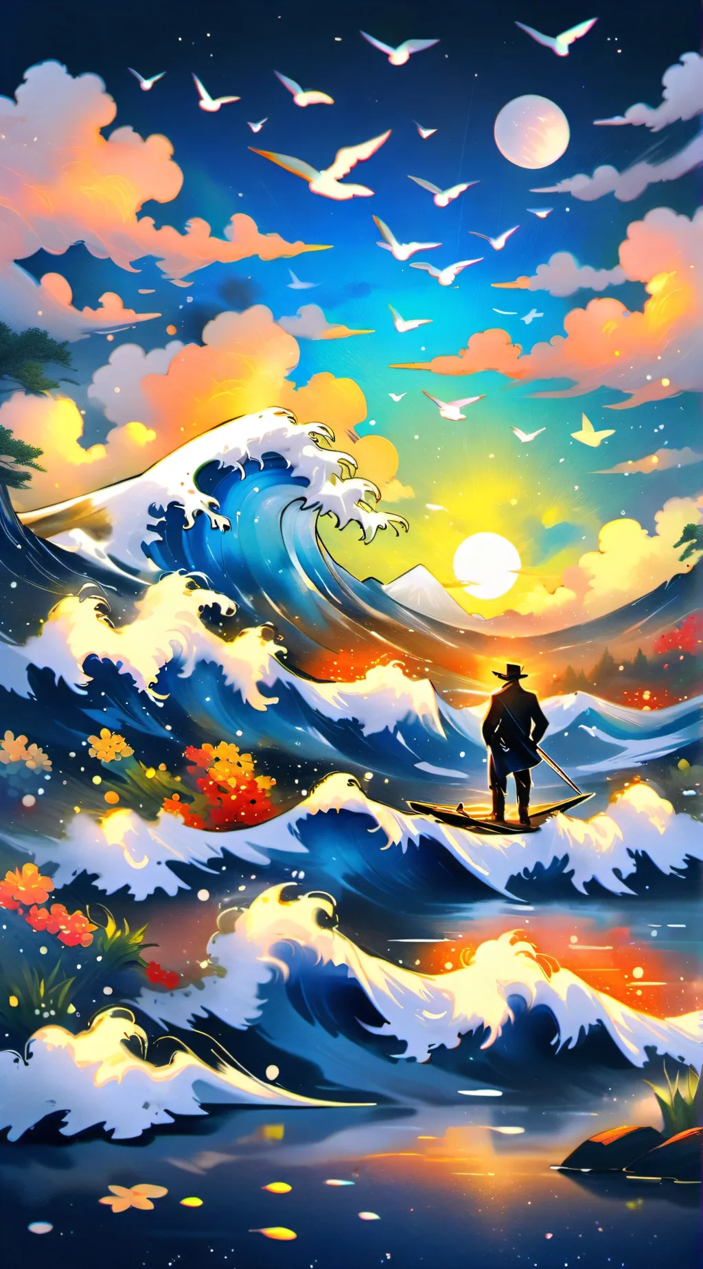 ai character: Symphony  background