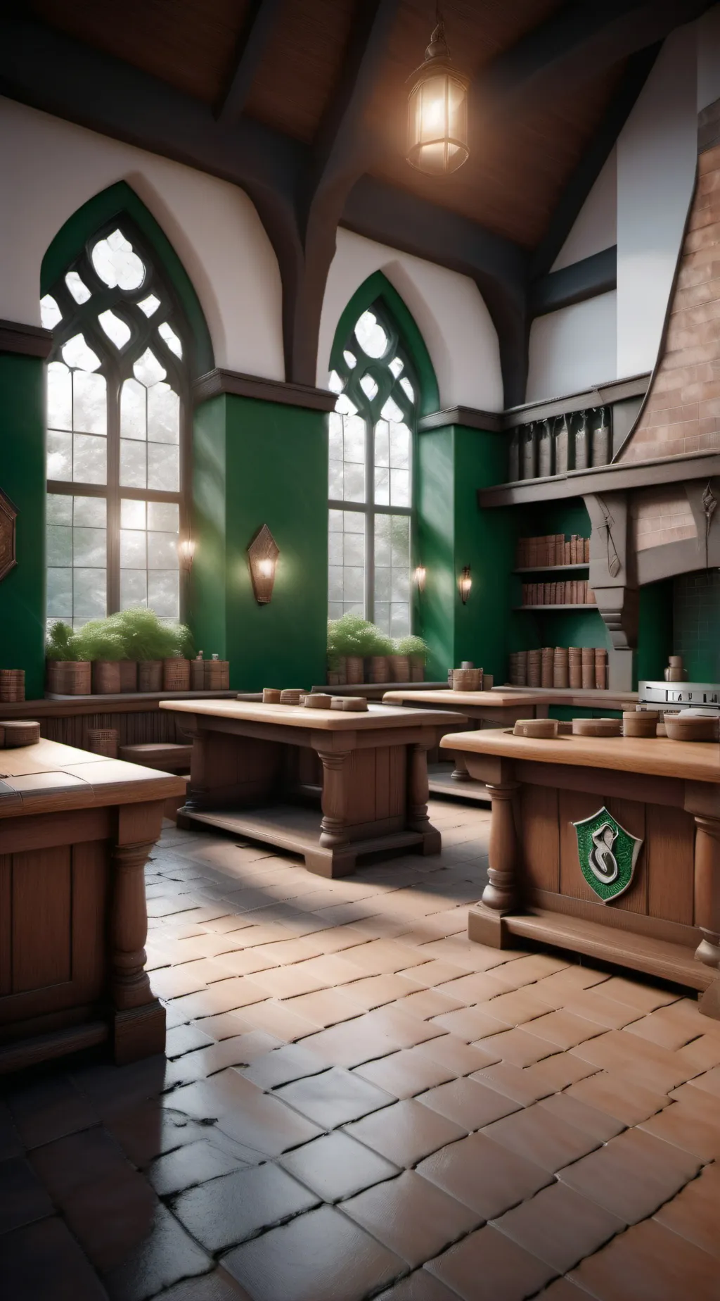 ai character: Slytherin Gang background