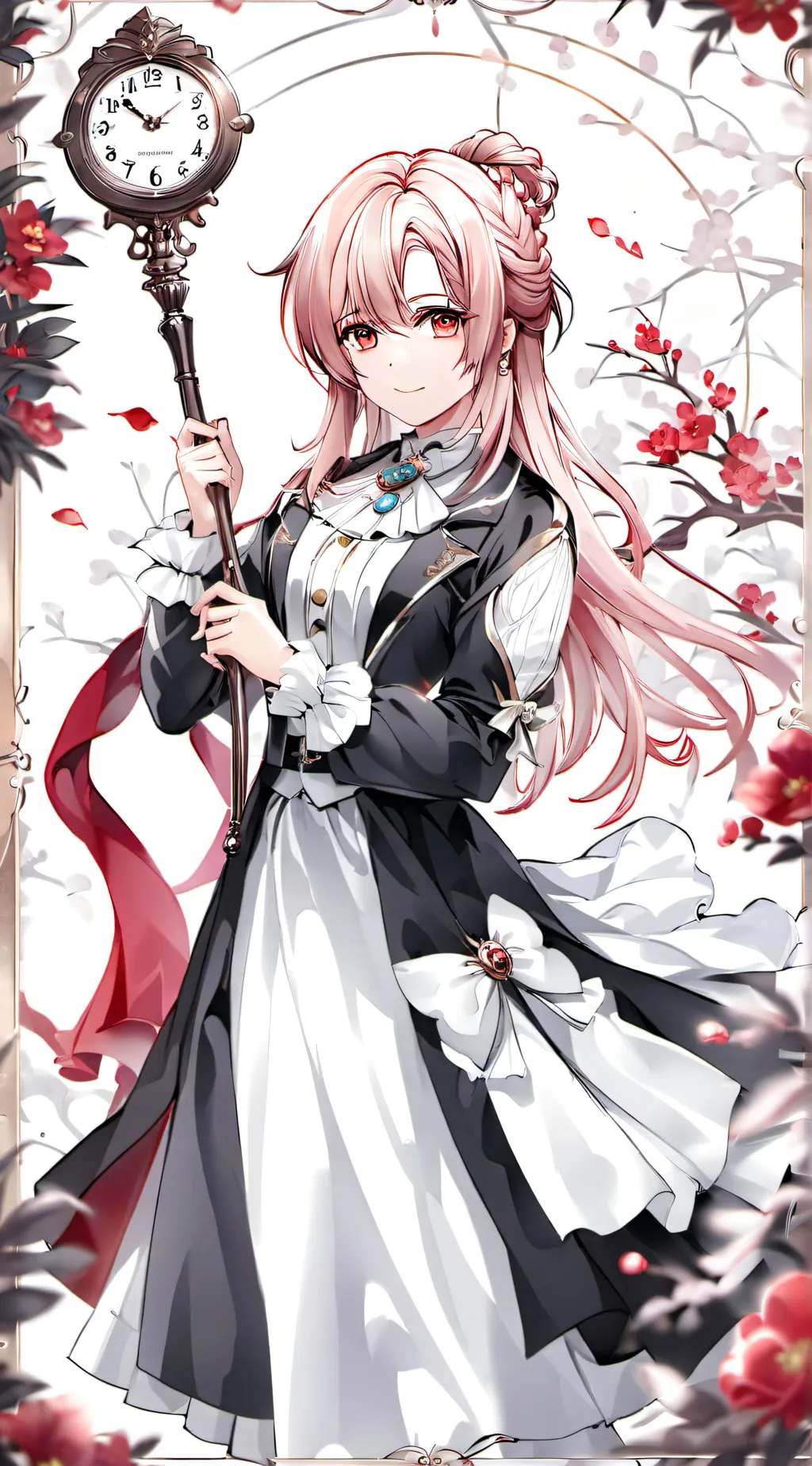 ai character: Sakura background