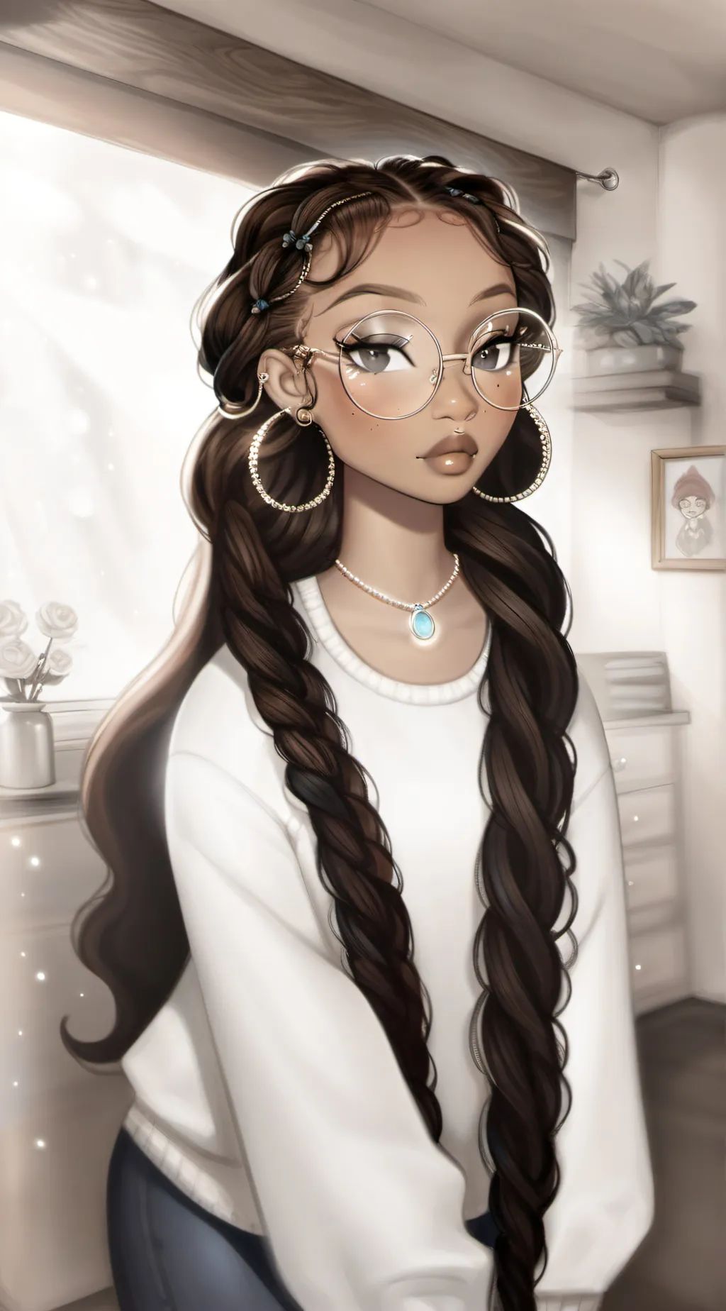 ai character: HP car crash background