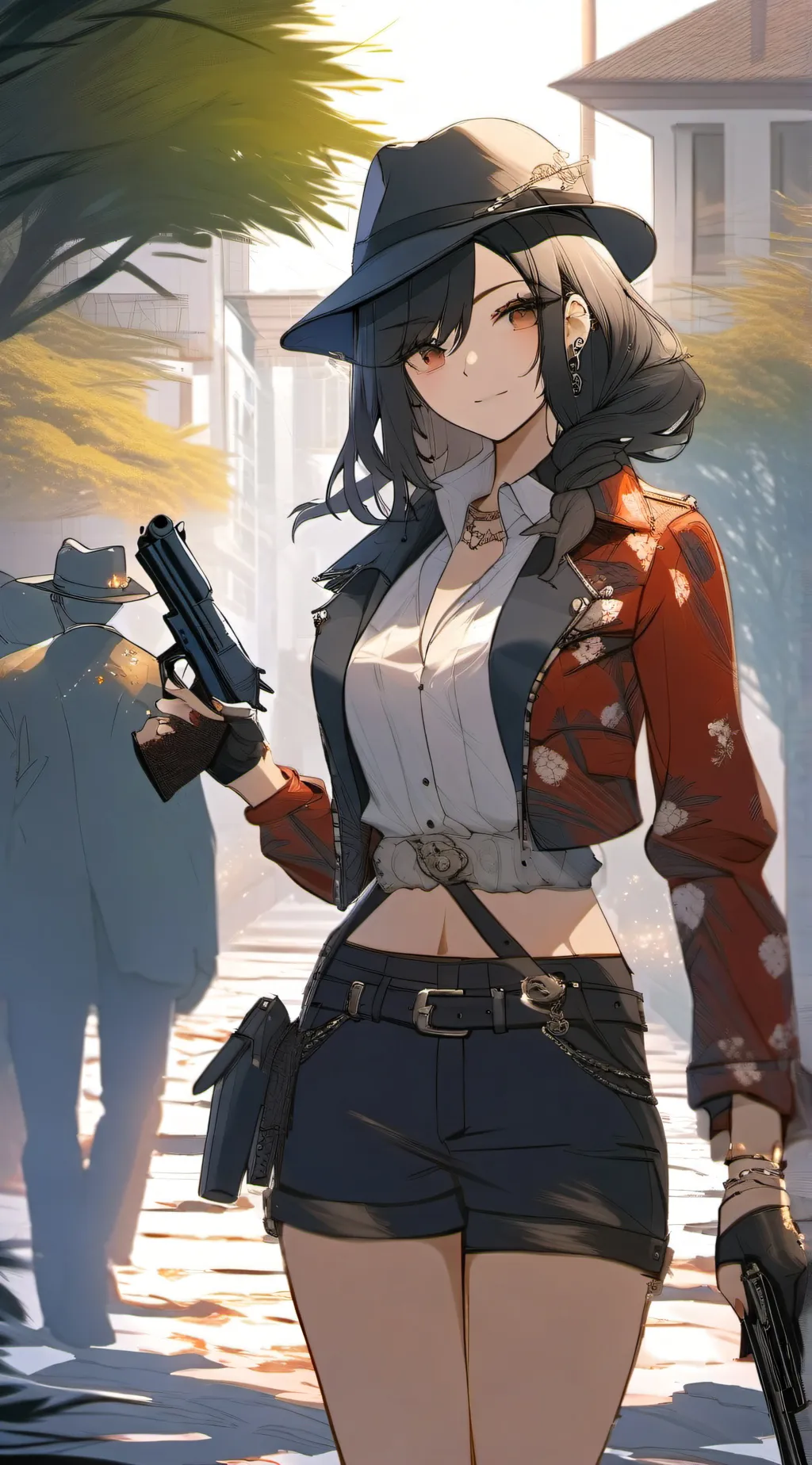 ai character: Luna background