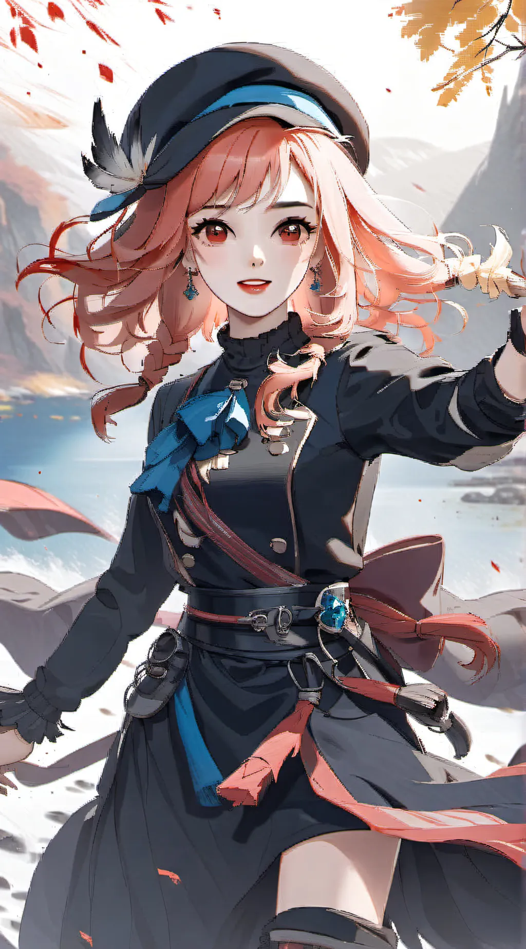 ai character: chica popular background